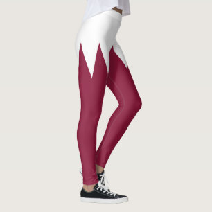 Qatar Flag Leggings