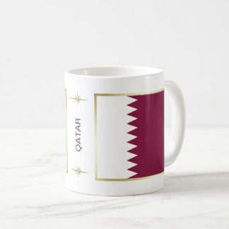 Qatar Flag + Map Mug