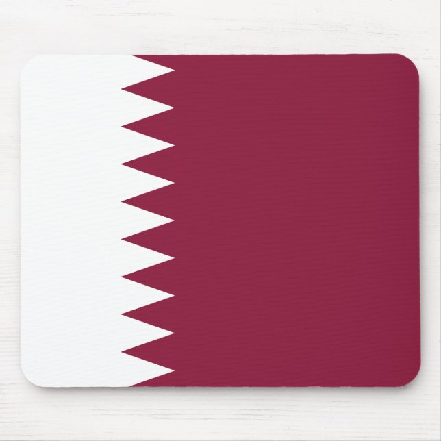 Qatar Flag Mouse Pad (Front)