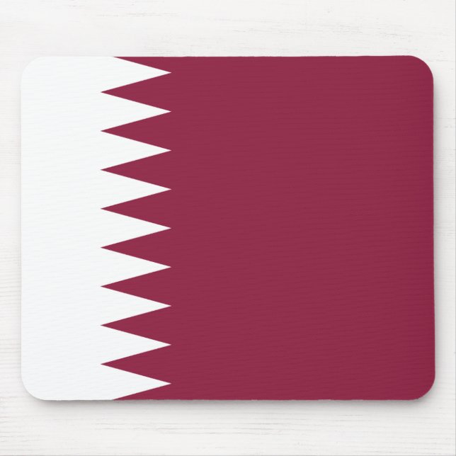 Qatar Flag Mouse Pad (Front)