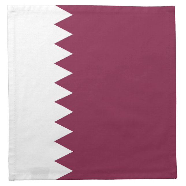 Qatar Flag Napkin (Front)