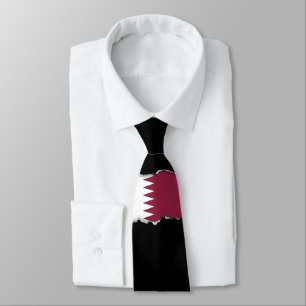 Qatar Flag Neck Tie