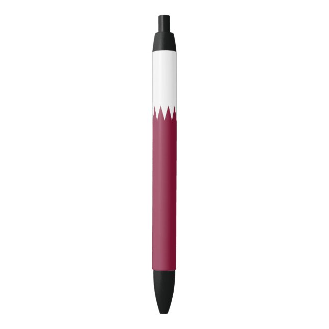 Qatar Flag Pen (Front Vertical)