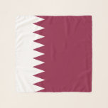 Qatar Flag Scarf<br><div class="desc">Patriotic flag of Qatar.</div>