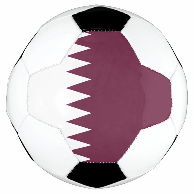 Qatar flag soccer ball (Front)