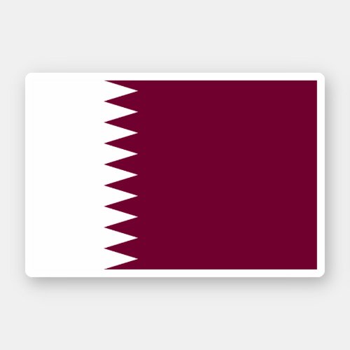 Qatar Flag Sticker