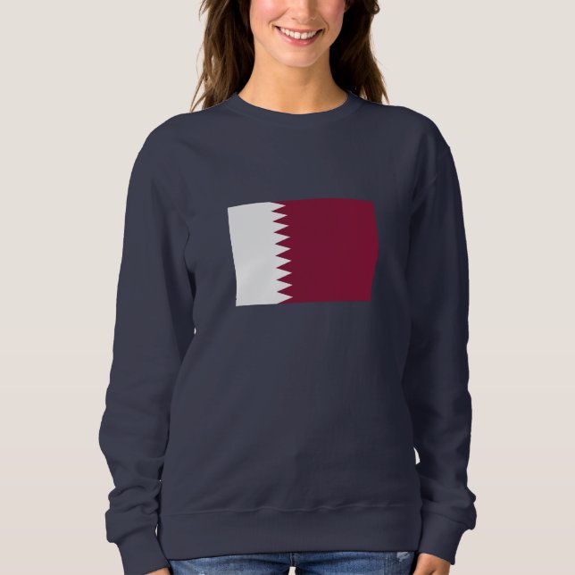 Qatar Flag Sweatshirt (Front)