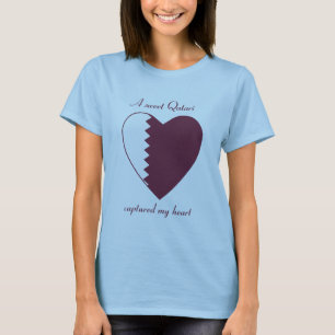 Qatar Flag Sweetheart T-Shirt