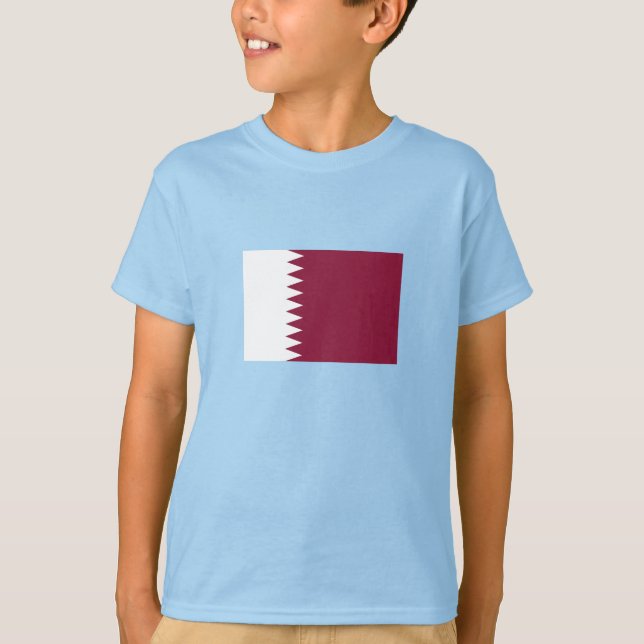 Qatar Flag T-Shirt (Front)