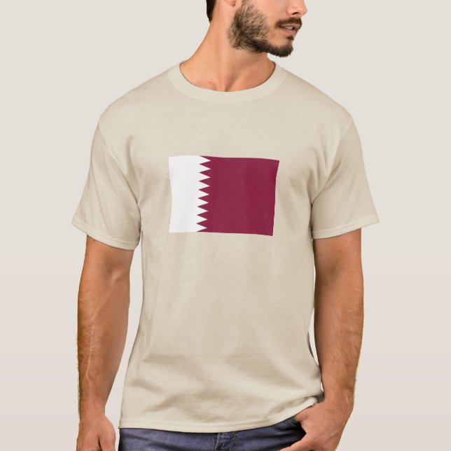 Qatar Flag T-Shirt (Front)