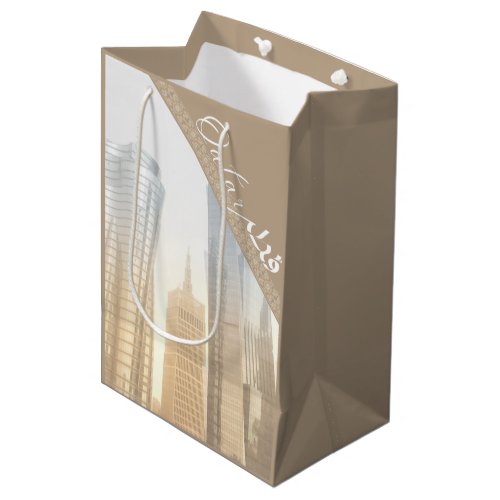 Qatar Modern Buildings Medium Gift Bag