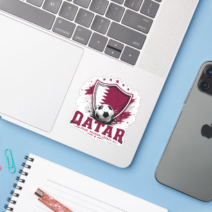 Qatar Soccer Fan Football World Cup Supporter Sticker