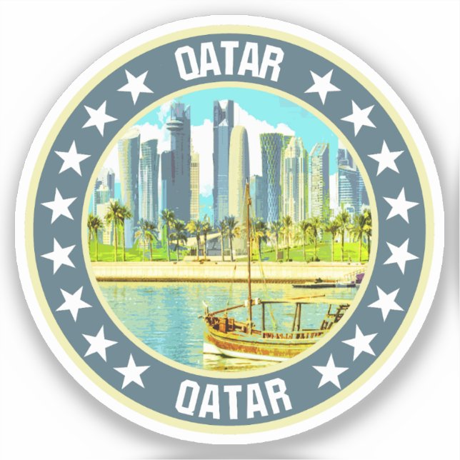 Qatar                                              sticker (Front)