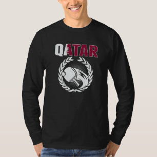 Qatar Table Tennis Qatari Ping Pong Supporter Spo T-Shirt