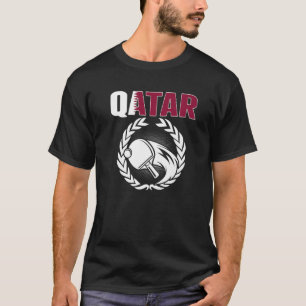 Qatar Table Tennis  Qatari Ping Pong Supporter Spo T-Shirt