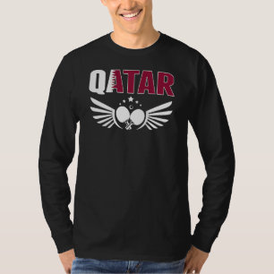 Qatar Table Tennis Support Qatari Ping Pong Team T-Shirt