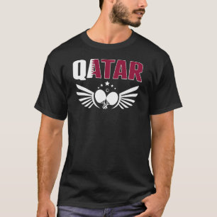 Qatar Table Tennis   Support Qatari Ping Pong Team T-Shirt
