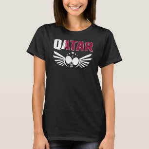 Qatar Table Tennis   Support Qatari Ping Pong Team T-Shirt