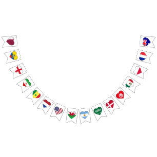 Qatar Tournament Country Flags Group A,B,C,D
