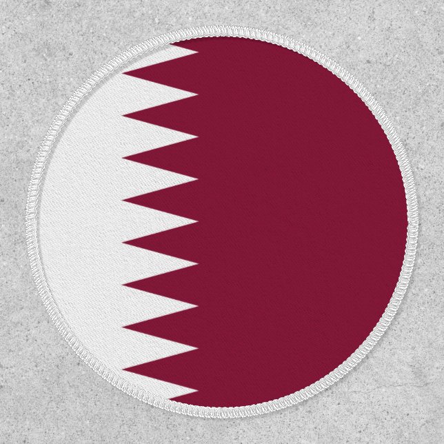 Qatari Flag, Flag of Qatar Patch (Front)