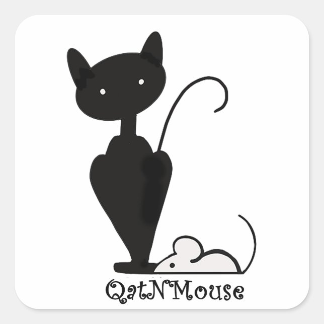 QatNMouse Sticker (Front)