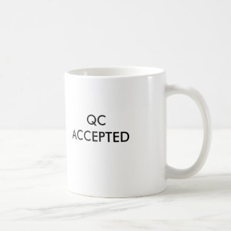 QC ACCEPTED COFFEE MUG