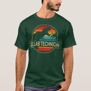 Qc Lab Technician Dinosaur T-Shirt
