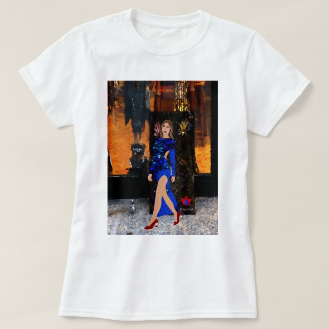 Qc lady LeeMariie's creative designs T-Shirt (Design Front)