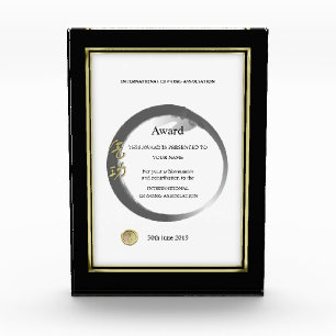 Qi Gong Acrylic Award