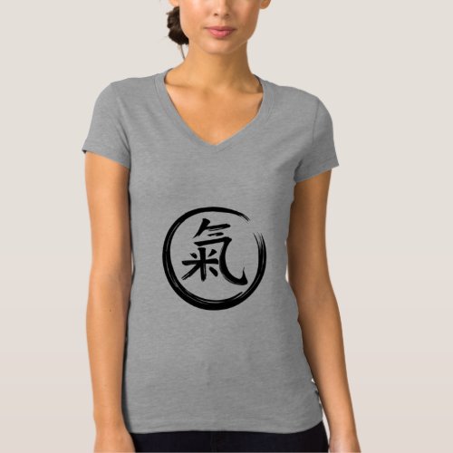 Qi Gong Black Symbol T_Shirt