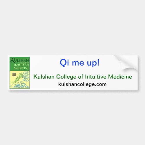 Qi me up kulshan college sticker