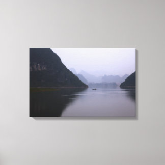 Qiao Miao Lake 23x15 inch Canvas Print