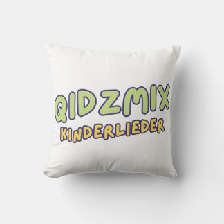 QidzMix Logo Throw Pillow