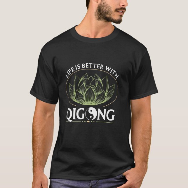Qigong Energy Qigong Training Chigong Chi Gung Mar T-Shirt (Front)