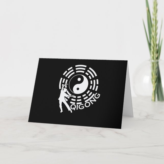 Qigong Yin and Yang Card (Front)