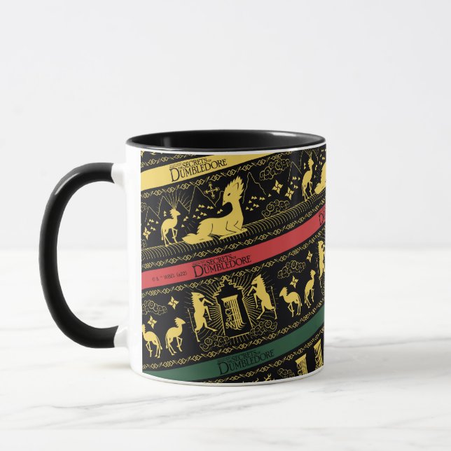 Qilin Layered Pattern Mug (Left)