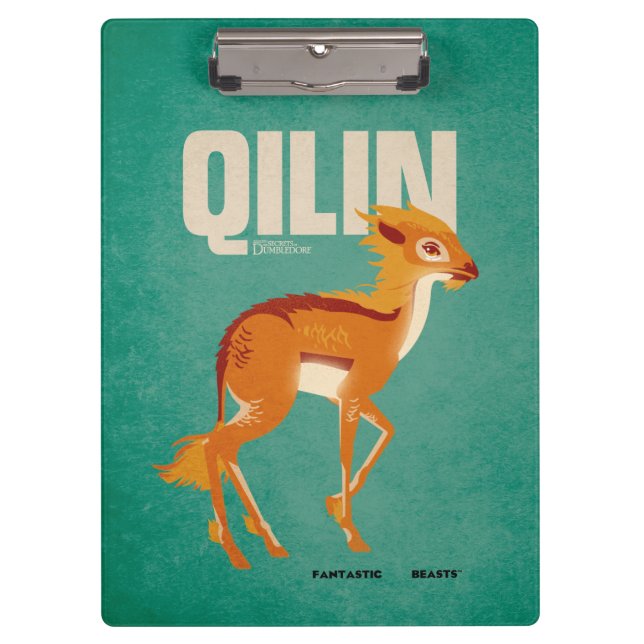 Qilin Vintage Graphic Clipboard (Front)