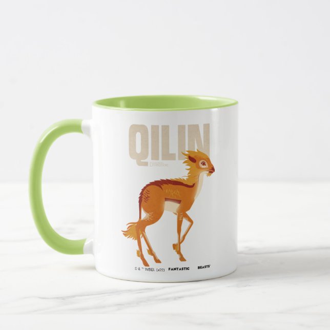 Qilin Vintage Graphic Mug (Left)