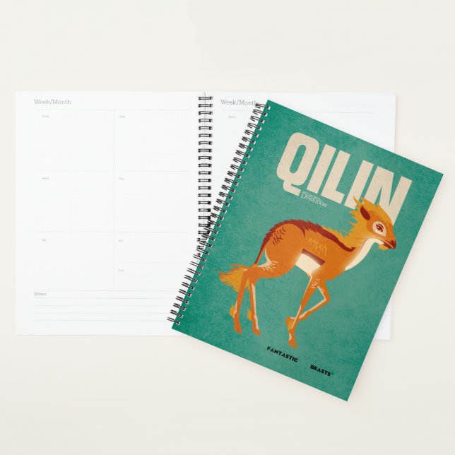 Qilin Vintage Graphic Planner (Display)