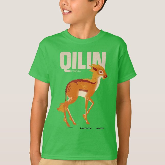 Qilin Vintage Graphic T-Shirt (Front)