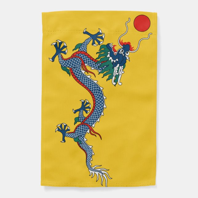 Qing Dynasty (1890-1911) flag  Garden Flag (Front)