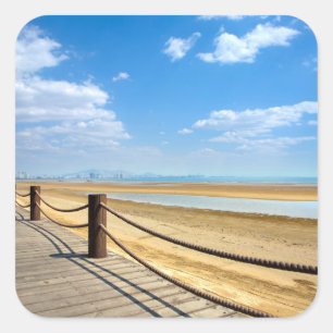 Qinhuangdao   Hebei, China Square Sticker