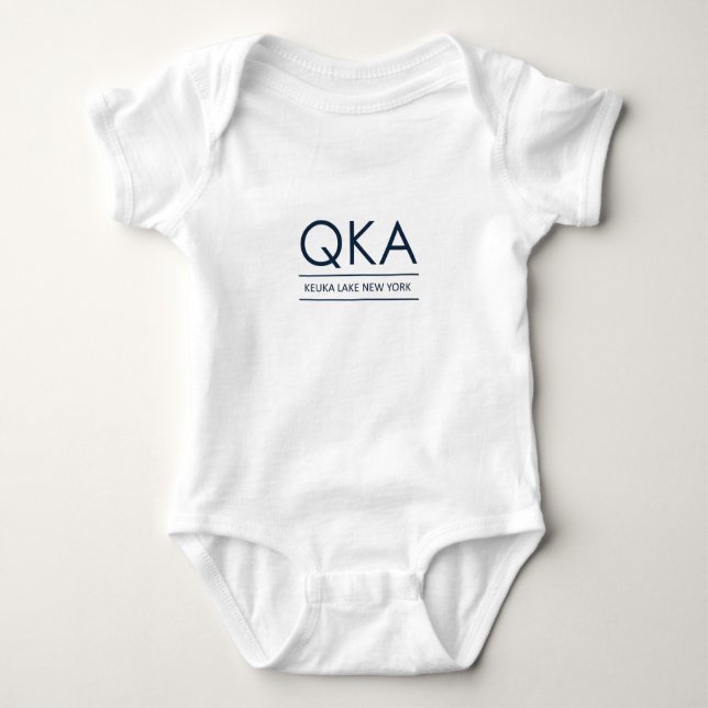 QKA Keuka Lake New York Baby Bodysuit (Front)