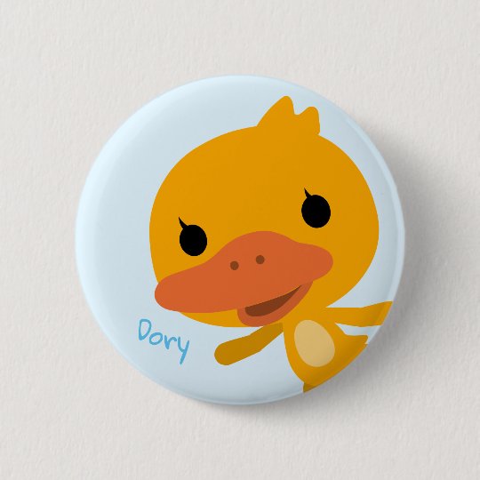 Qkids Dory Duck Button Zazzle