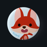 Qkids Frank Fox button<br><div class="desc">Hi there! Here is a button of Frank Fox.</div>