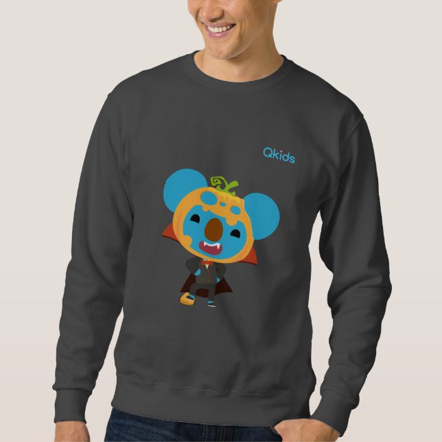 Qkids Sweatshirt (Koby Halloween) (Front)