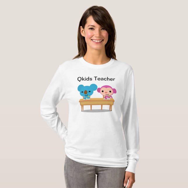Qkids Teacher T-Shirt (Front Full)