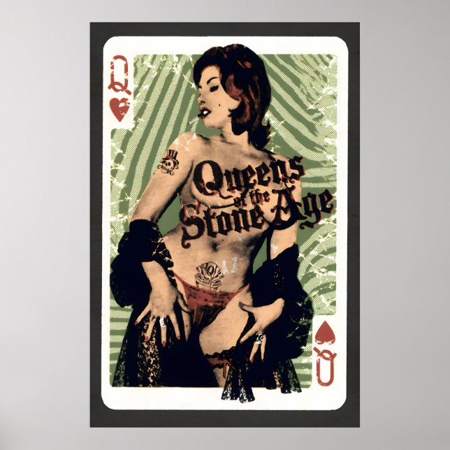 QOTSA REPRODUCTION Gig Poster Matte  Art Print (Front)