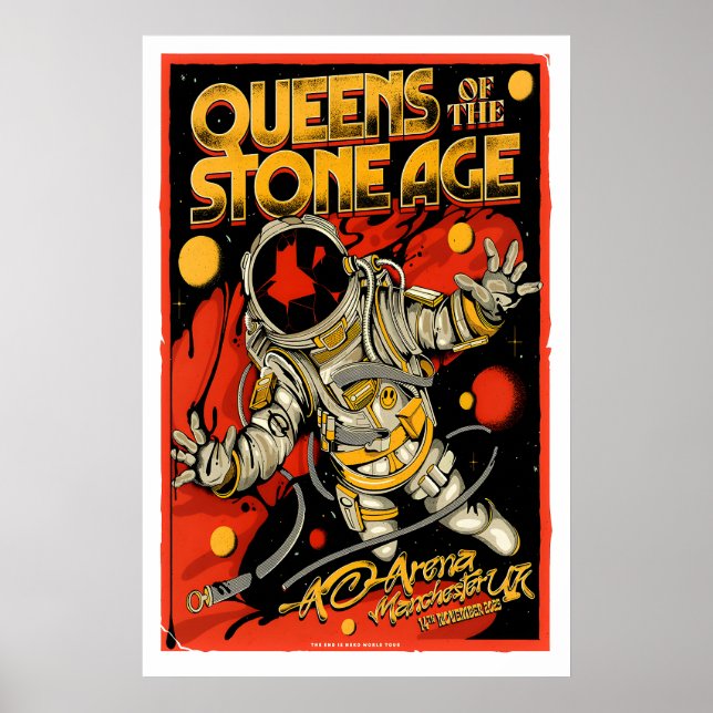 QOTSA REPRODUCTION Gig Poster Matte  Art Print (Front)