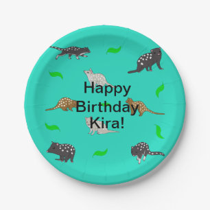 Qoulls Birthday Paper Plates
